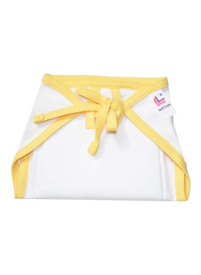 SOFTCARE - Medium Size Premium Cotton Cloth Wide Padded Reusable Nappy 4 7 Months (Pack Of 3) - Image 1