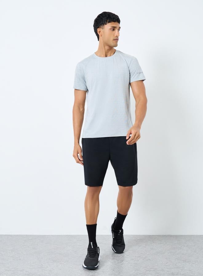 Styli Solid Training Shorts with Pockets - Image 2