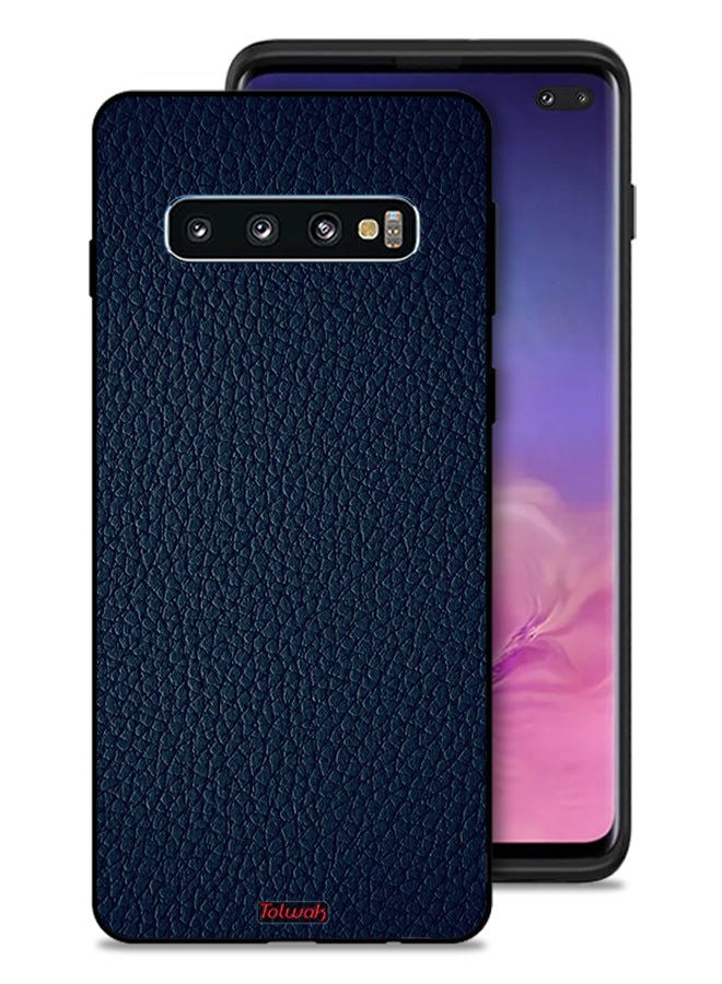 Tolwak غطاء حماية جلدي بنمط لهاتف Samsung Galaxy S10 Plus - Image 1