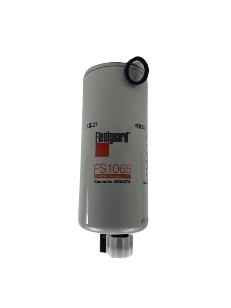 Fleetguard FS1065 Fuel/Water Separator For Cummins 4934879, ISC07 StrataPore Media, 98.7% Efficiency, 10-Micron Rating, 1-14 UNS-2B Thread Size, 9.79"H x 3.69"OD - Image 5