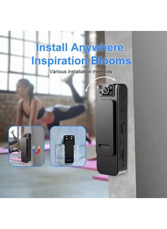 A19wifi Digital Recorder Long Battery Life Convenient Back Clip Night Vision Enforcement Camera 1080p-Color:L8 WIFI Camera 32g