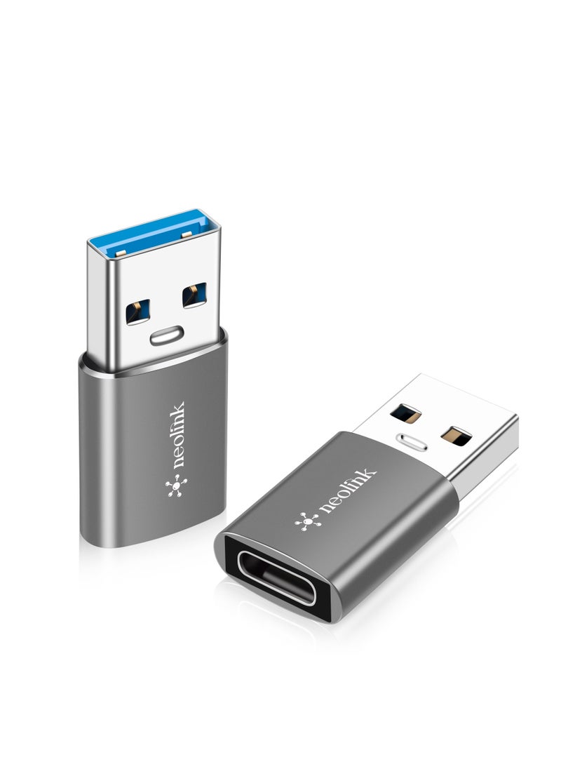 neolink - NEOLINK USB C Female to USB 3.1 Male Converter Adapter 10Gbps 60W High Speed Data Transmission Compatible with MacBook Pro/ iPad Pro/ Samsung Galaxy S23/ Laptops/ iPhone/ Huawei/ Xiaomi - Image 1