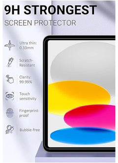 NAFCO For iPad A16 (2025) - Tempered Glass Screen Protector – High Transparency, Delicate Touch, Anti-Explosion, Smooth Arc Edges, Easy Installation, Screen Protector for iPad A16 (2025)  - Image 2