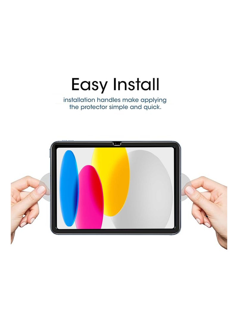 لآيباد A16 (2025) - واقي شاشة زجاجي مقسى - شفافية عالية، لمسة رقيقة، مضاد للانفجار، حواف سلسة، تركيب سهل، واقي شاشة لآيباد A16 (2025) - Image 4