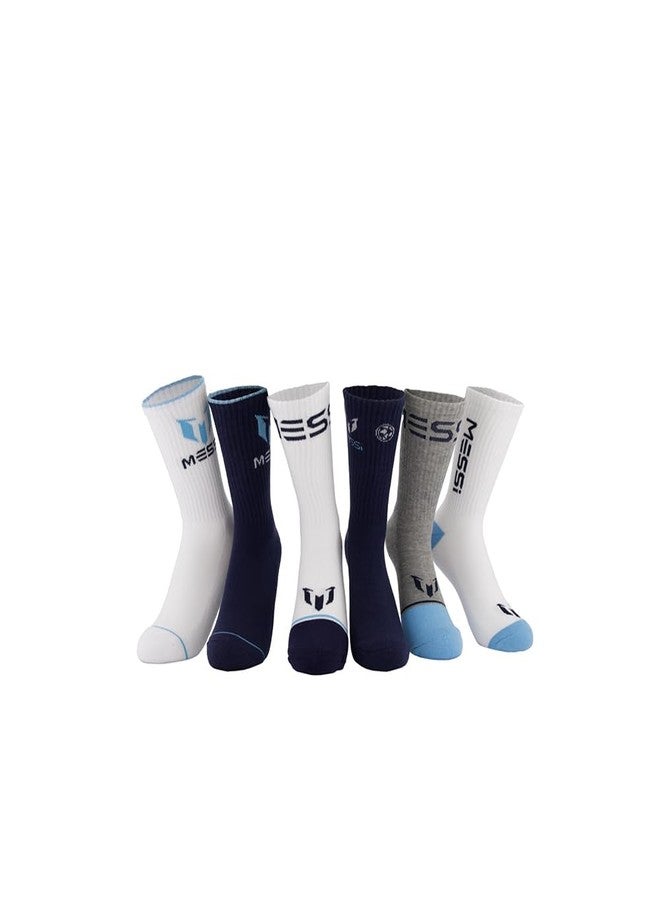 ميسي جوارب ميسي للأولاد، عبوة من 6 جوارب، ناعمة ومطاطية، مريحة - Image 2