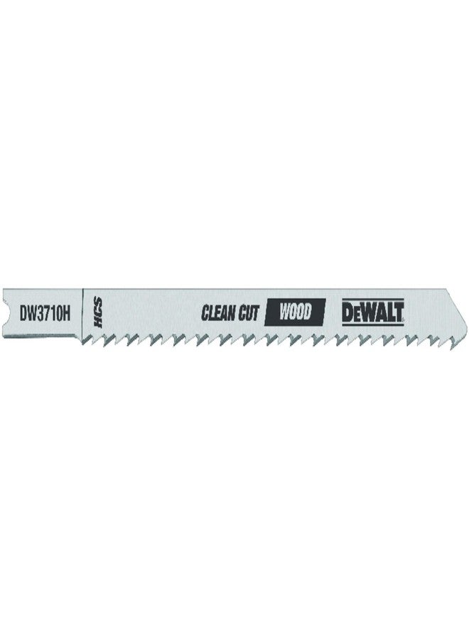 DEWALT DW3710H 4-Inch 10 TPI Fine Smooth HCS U-Shank Woodcutting Jig Saw Blade (5-Pack) - Image 1