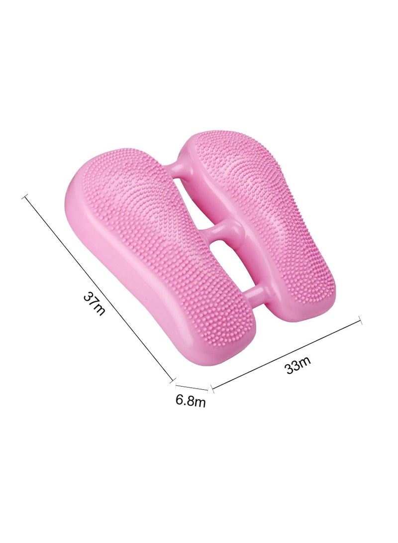Generic Mini Stepper, Inflatable Steppers for Exercise u0026 Fitness, Under Desk, Portable, Folding Foot Peddle Exerciser, Standing Balance Cushion with Massage Points, Physiotherapy Leg  - Image 5