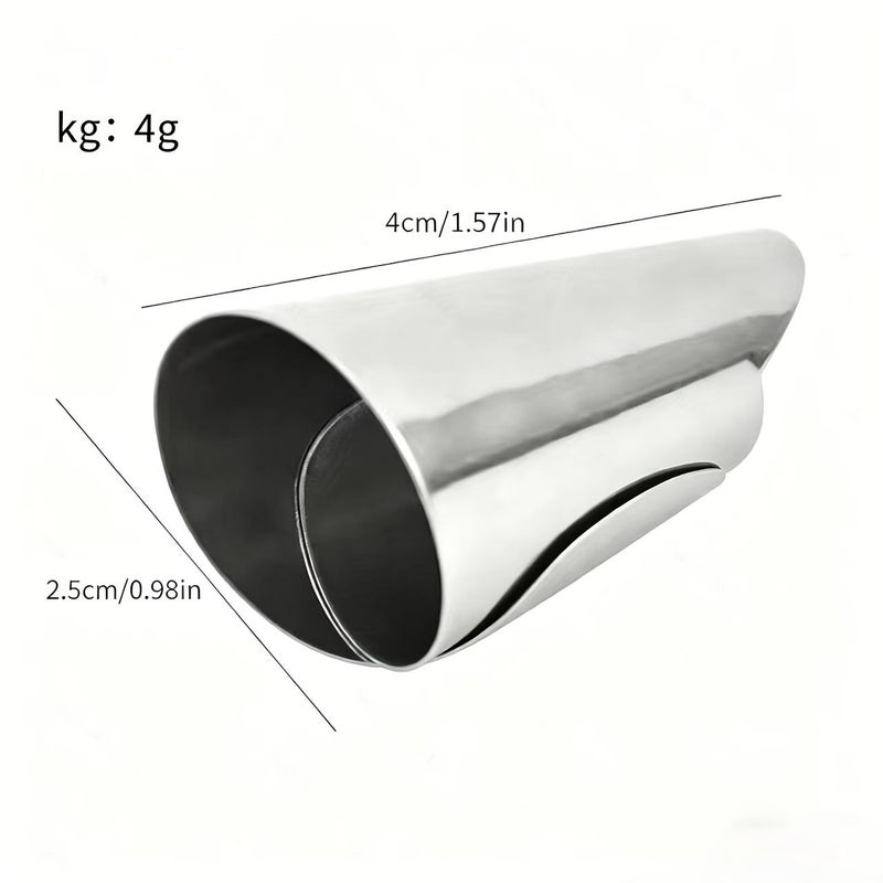 Stainless Steel Kitchen Utensil Set 2pcs Vegetable Cutting Guard Nut Sheller Finger Guard - Image 3