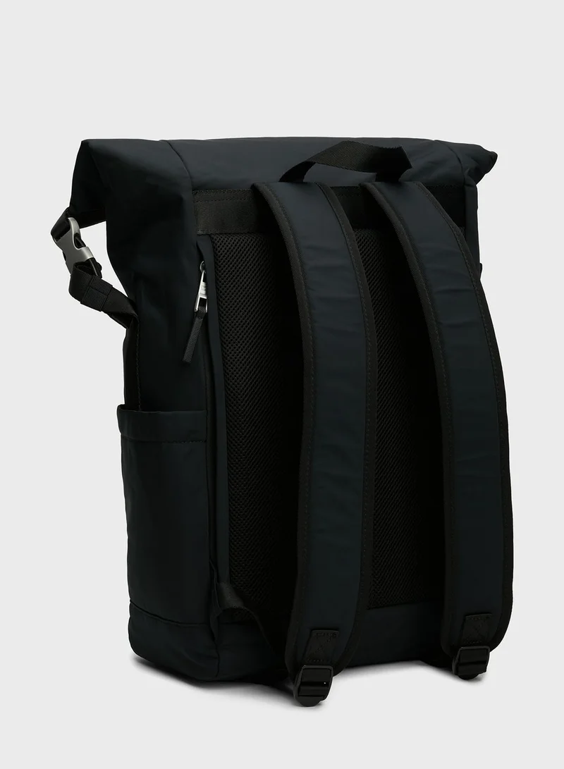 TOMMY HILFIGER Logo Signature Rolltop Backpack
