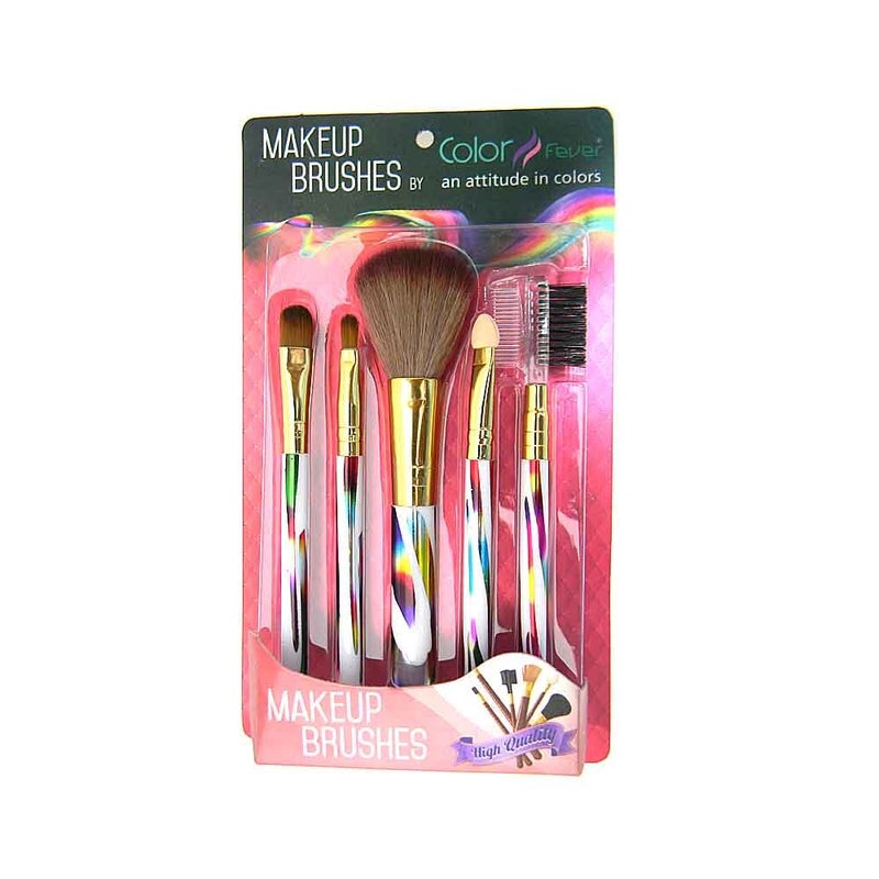 Color Fever Makeup Brush Set Rainbow 200g - Image 1