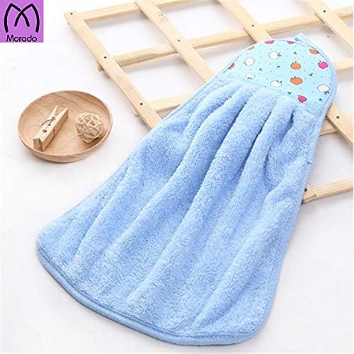 MORADO® Super Absorbent Microfiber Loop Hanging Hand Kitchen Towel Napkin with Ties (42x30 Cms, Pack of 6) - Image 5