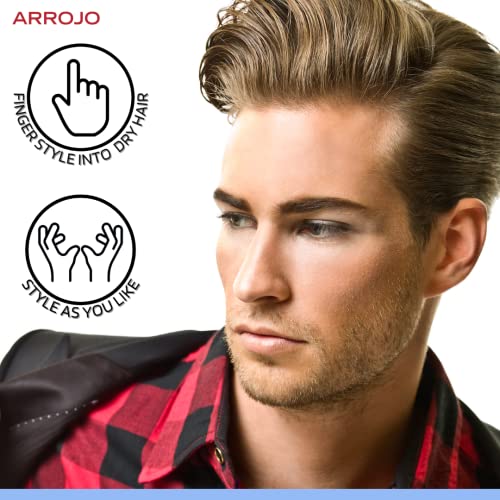 ARROJO Pomade - Hair Pomade for Men & Women to Create Definition & Calm Excessive Volume – Hair Shine Products Made w/Beeswax for Hair – Sulfate-Free Hair Styling Products for All Hair Types (1.7 oz) - Image 4