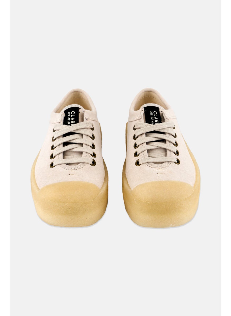 clarks Women Standard Tor Hoop Lace Up Casual Shoes, Off White  - Image 4