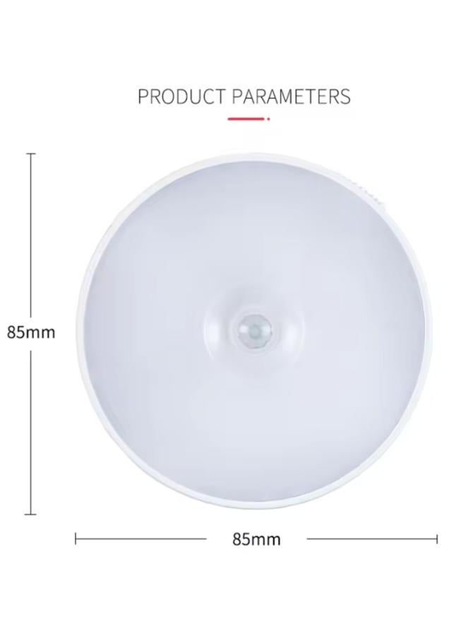أضواء خزانة LED محس حركة عفريت ضوء USB بطارية قابلة للشحن تعمل المغناطيسي تحت مصباح كابينة لسلالم طاولة المطبخ - Image 2