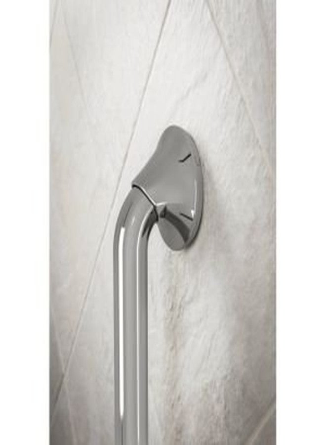 Moen YG2818BN Bathroom Safety 18-Inch Stainless Steel Transitional Bathroom Grab Bar, Brushed Nickel - Image 4