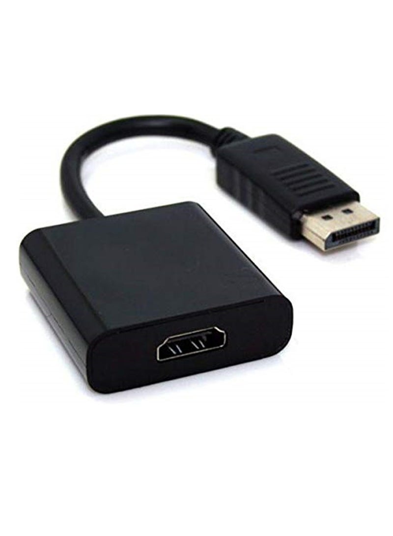 DP Displayport Male to HDMI Female Cable Converter Adapter for PC HP Notebook Computer  - Image 1