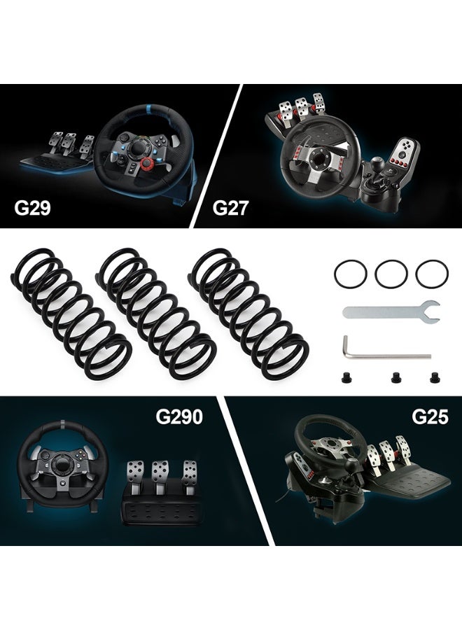 Accelerator brake clutch pedal spring for Logitech G920, G25, G27, G29, G923, Improve lap time and consistency - Image 2