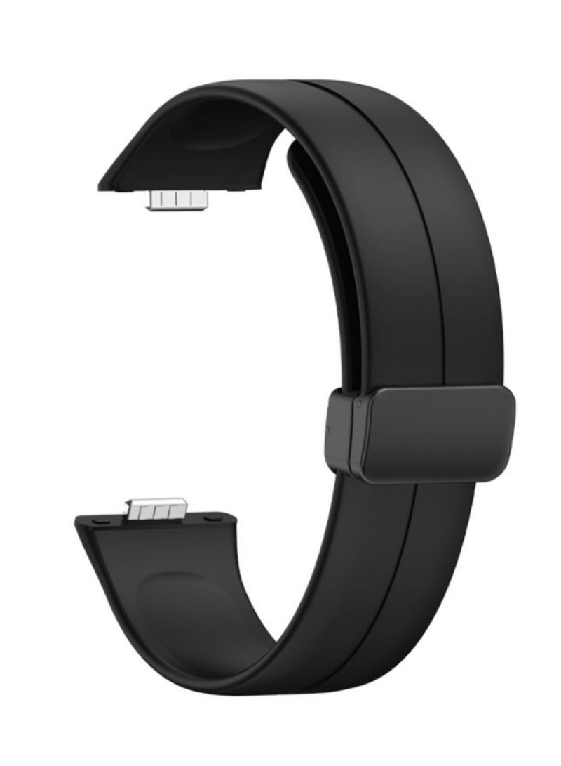 1PCS Silicone Strap for HUAWEI Watch FIT 3 2024 Magnetic Buckle Sports Bracelet Breathable Durable Replacement Band Sweatproof Wristband Accessories Easy Tool Free Installation Comfortable Fit - Image 2