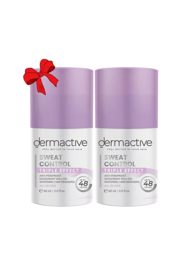 Dermactive Sweet Control Triple Effect Roll On 60ml 1+1