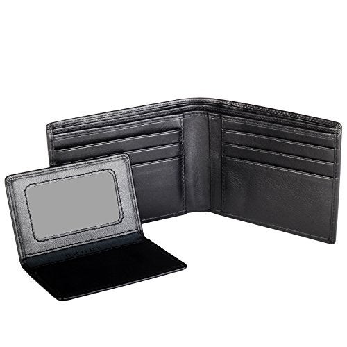 Cross Mens Leather Bifold Wallet with Removable Credit Card Case (Black) - Image 2