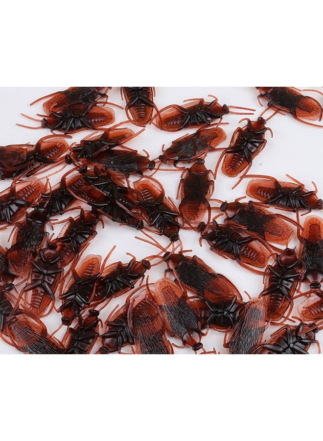 Cooplay 30Pcs Prank Fake Cockroach Roach Insects Mock Joke Toys Prank Scary Trick Bugs For Halloween Party April Fools' Day - Image 3