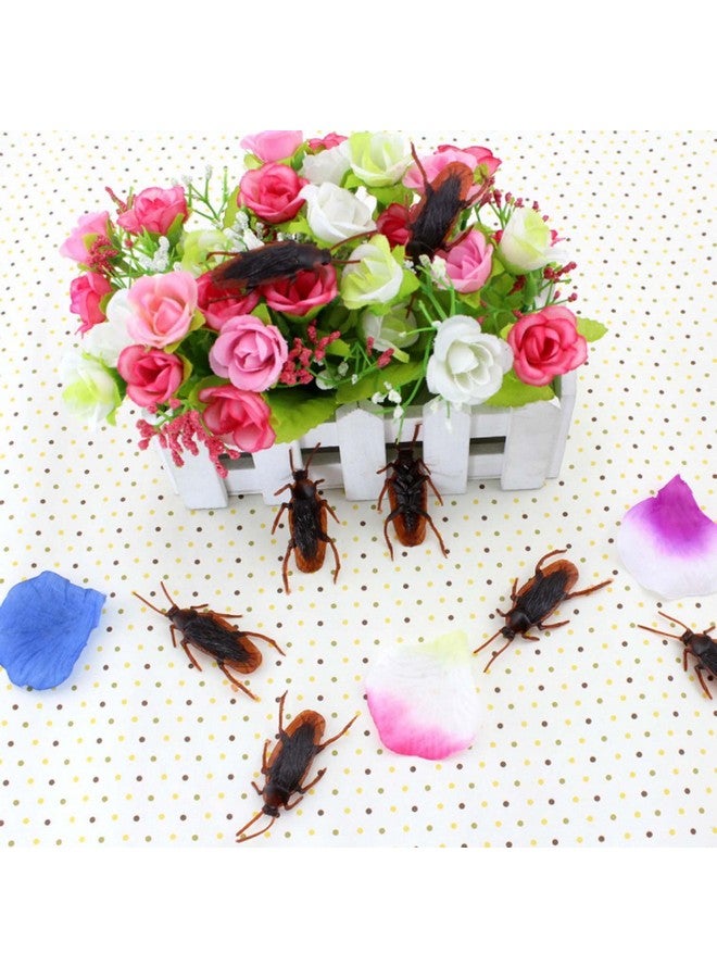 Cooplay 30Pcs Prank Fake Cockroach Roach Insects Mock Joke Toys Prank Scary Trick Bugs For Halloween Party April Fools' Day - Image 5