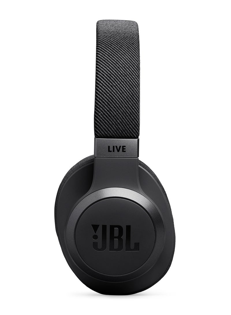 JBL Live 770 NC Wireless Over-Ear Headphones With True Adaptive Noise Cancelling Black - Image 4