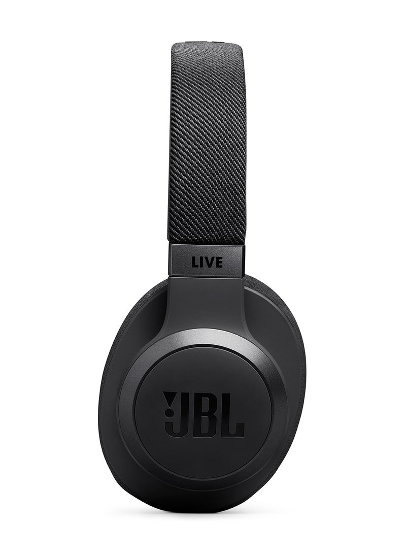 JBL Live 770 NC Wireless Over-Ear Headphones With True Adaptive Noise Cancelling Black - Image 3