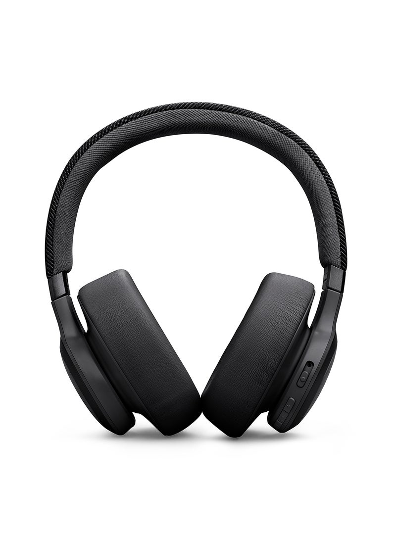 JBL Live 770 NC Wireless Over-Ear Headphones With True Adaptive Noise Cancelling Black - Image 2