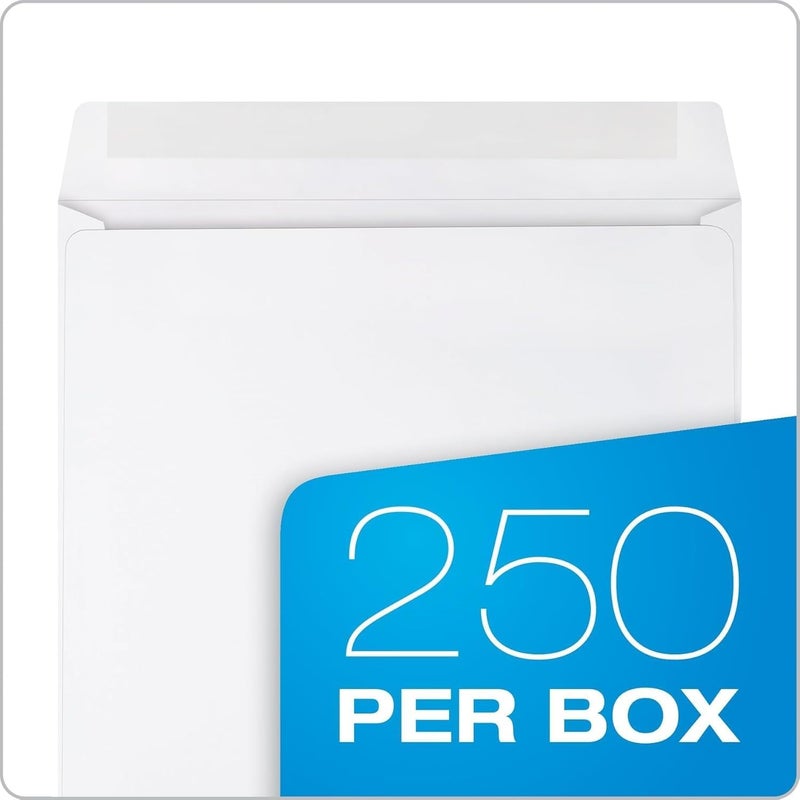 Quality Park 9 x 12 White Envelopes with Deeply Gummed Flaps, Great for Filing, Storing or Mailing Documents, 24 lb heavyweight envelope stock, 250 per Box (QUA41488) - Image 2