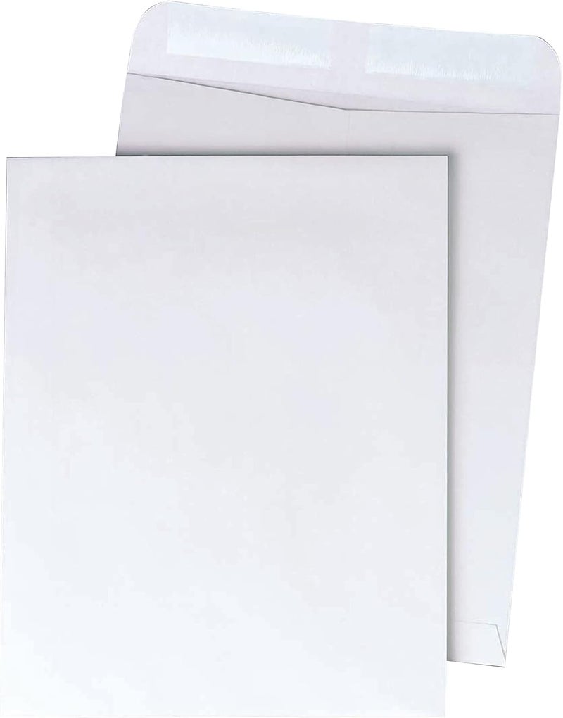 Quality Park 9 x 12 White Envelopes with Deeply Gummed Flaps, Great for Filing, Storing or Mailing Documents, 24 lb heavyweight envelope stock, 250 per Box (QUA41488) - Image 5