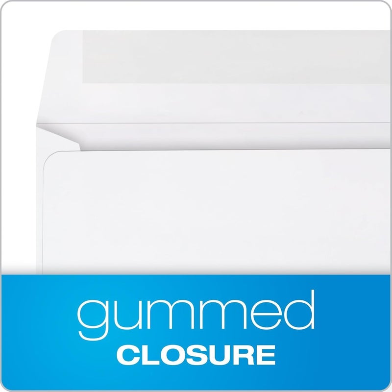 Quality Park 9 x 12 White Envelopes with Deeply Gummed Flaps, Great for Filing, Storing or Mailing Documents, 24 lb heavyweight envelope stock, 250 per Box (QUA41488) - Image 3