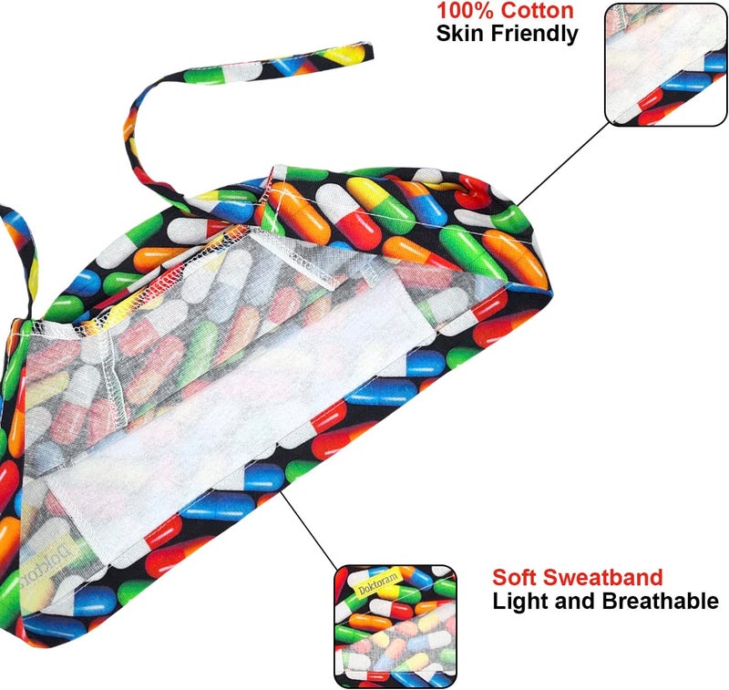 DOKTORAM Simple multi-feature universal build womens Sc Cap (pack of 1) Gulf climate fit - Image 3