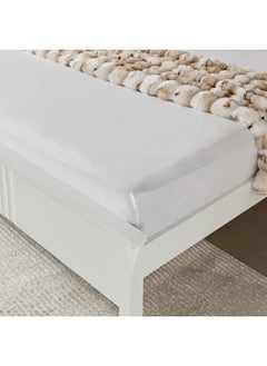 Home Box Essential Solid Cotton King Fitted Sheet 210 x 36 x 180 cm  - Image 2