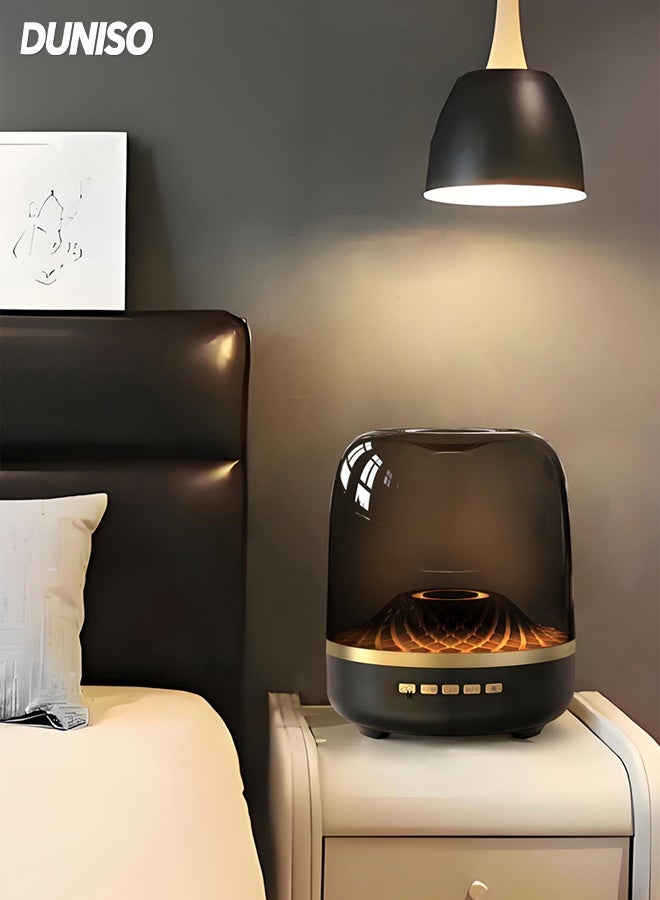 DUNISO Mini Portable Bluetooth Speaker Rechargeable Wireless Speaker with 7 Diamond-Effect Lighting Themes Superior Sound Performance Bluetooth Home Speaker for Travel, Sport, Party, Biking - Image 1