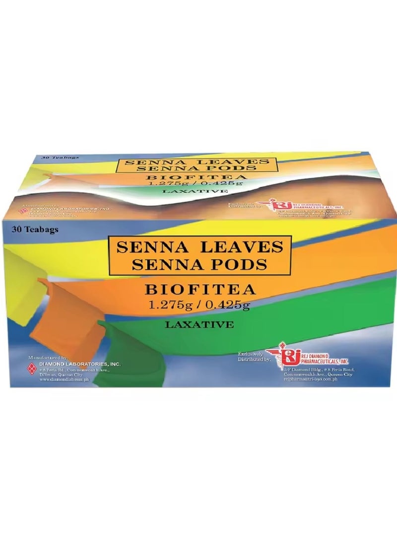 سينا أوراق السنا - قرون السنا - شاي بيوفي 1.275 جرام / 0.425 جرام ملين - Image 1