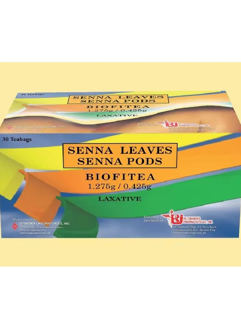 سينا أوراق السنا - قرون السنا - شاي بيوفي 1.275 جرام / 0.425 جرام ملين - Image 2