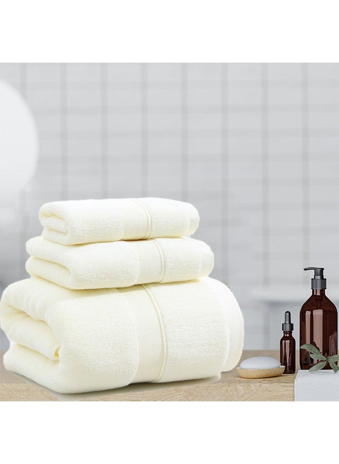 Cotton Towel Set,Soft Absorbent and Quick Drying Series,100% Cotton,1 Square Towel + 1 Towel + 1 Bath Towel(Beige 3-Piece Set) - pzsku/Z50AEBC6E74FB862D18AAZ/45/_/1732959277/59c60b9f-fa70-4dbd-9e4c-76917e2596a8