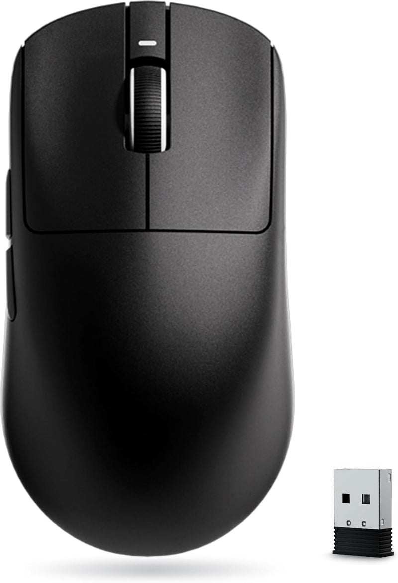 ATK VXE Dragonfly R1 Series Wireless Gaming Mouse – Ultra-Lightweight (48–55 g), PixArt PAW3395/3395 SE Sensor, Adjustable DPI up to 26,000 (R1 SE+, Black)