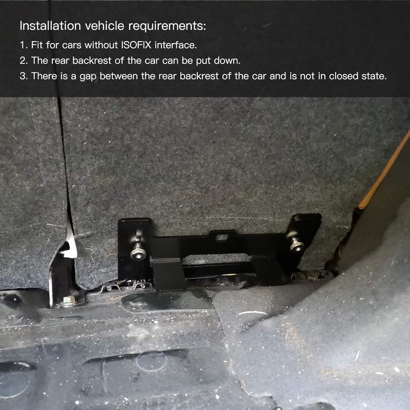 Shkalacar Universal ISOFIX Latch Interface Bracket Cars Seat Mount BracketUniversal Steel Latch for ISOFIX Belt Connector Seat Bracket Latch - Image 4