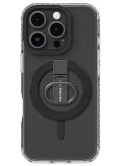AMAZINGthing Titan PRO Mag Grip Ring Set for iPhone 16 Pro MAX Holder/Stand/Case Cover Compatible with MagSafe - Black 