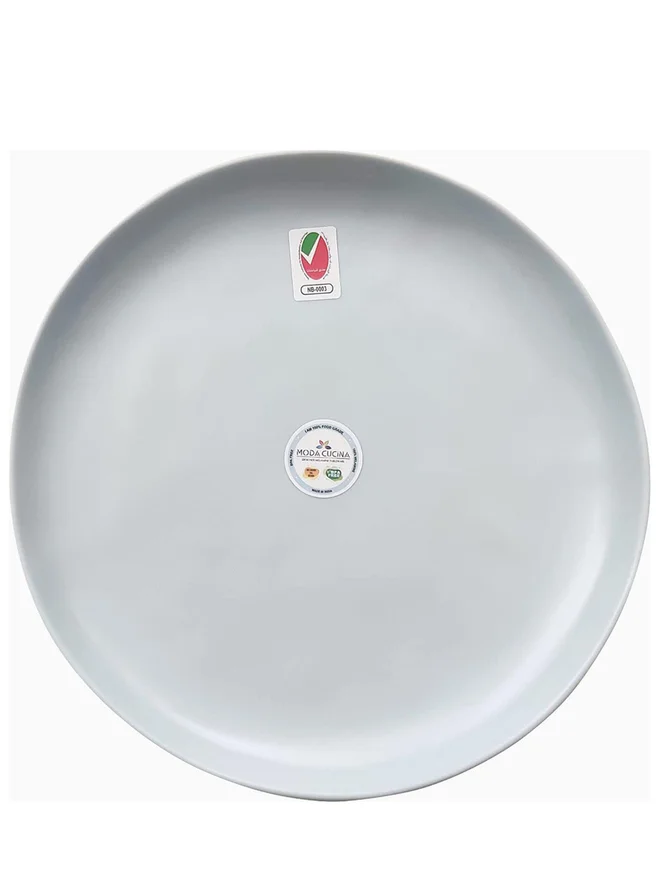 مودا كوتشينا طبق حلويات ميلامين مودا كوتشينا - أزرق ١٨ سم