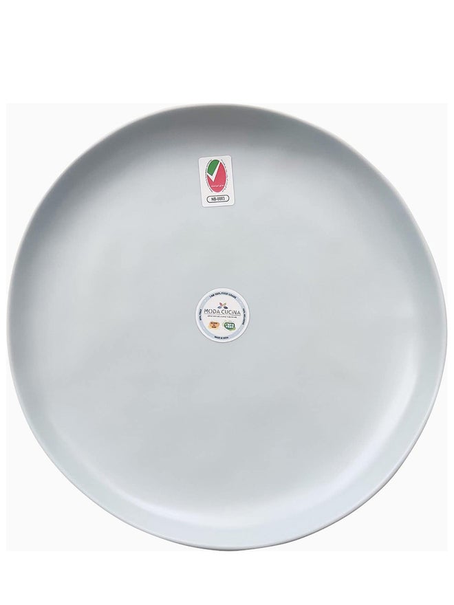 MODA CUCINA طبق حلوى مودا كوتشينا ميلامين - أزرق 18 سم - Image 1