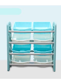 FULL JOY Multi-Box Luxury Toy Organizer, Blue  - Image 1