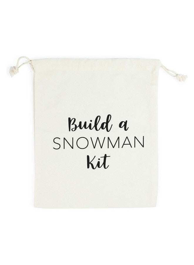 Blue Panda Build Your Own Snowman Making Kit For Kids With Bag, Hat, Scarf, Nose, Pipe, Eyes, Buttons For Outdoor Winter Toys - Image 5