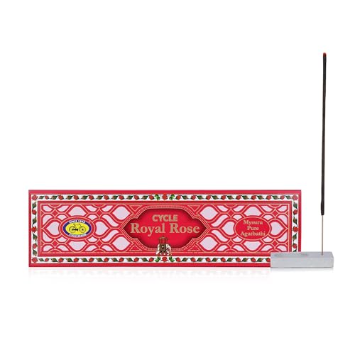 Cycle Pure Royal Rose Agarbathi Incense Sticks (30N) | Fresh Rose Scent for Meditation, Relaxation & Home Fragrance, Uplifting Floral Aroma - Image 1