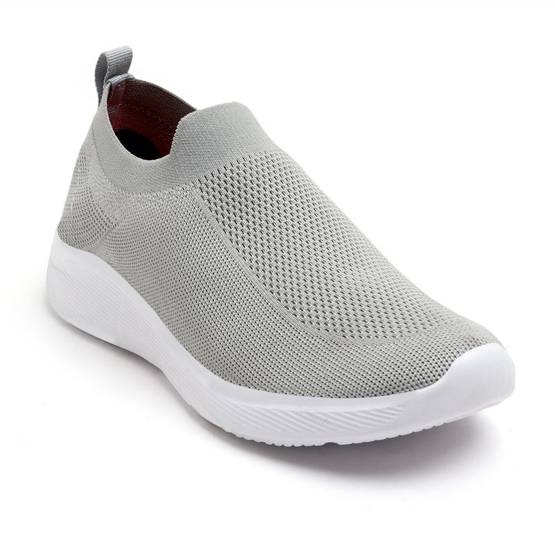 Face حذاء رياضي رمادي فاتح للرجال - Image 4