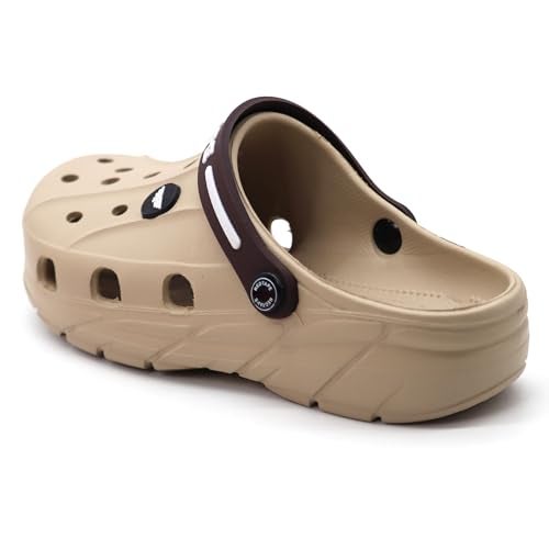 Red Tape Men's Designer Comfortable Clogs || Sandals With Adjustable Back Strap For Men Beige, 11 UK - Image 4