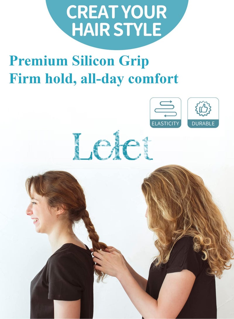 Lelet 600 Pcs Multi-Color Mini Elastic Hair Ties – Soft Rubber Bands for Baby Girls & Kids | No Pull Ponytail Holders | Gentle, Durable Polybands with Compact Storage Box | Hair Accessories for Toddlers - Image 5