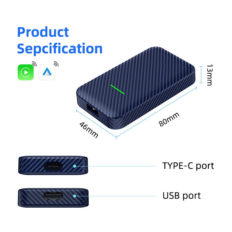 Carlinkit Wireless CarPlay Android Auto Adapter CP2A-T - Image 5